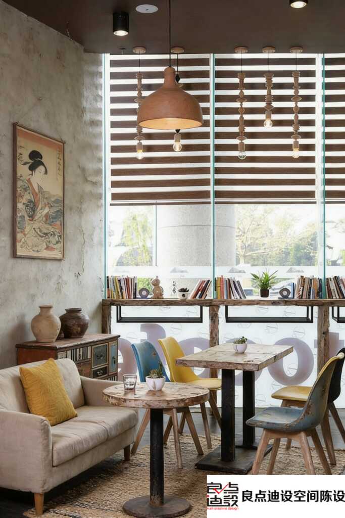 抄作业啦!工业风咖啡店软装设计教科书，质感与松弛感直接封神!